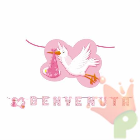 FESTONE KIT SCRITTA MAXI BENVENUTA 6 MT