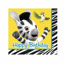 Tovaglioli cm32.7x32.3cm 3V Zou zebra 16pz Tovaglioli di Carta
