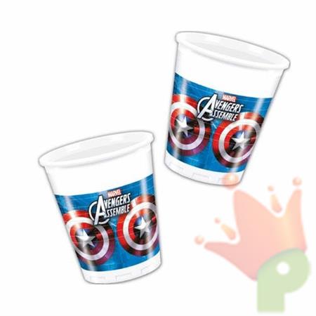 BICCHIERI 200 ML AVENGERS 8 PZ