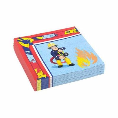 Tovaglioli 33x33cm 2v Sam il Pompiere 20pz