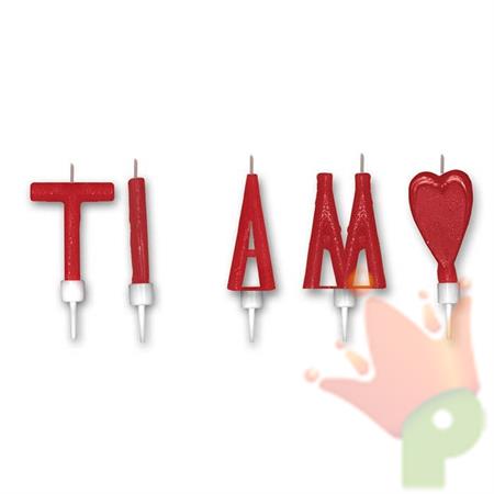 SET CANDELINE SLIM TI AMO