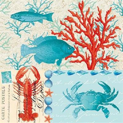 TOVAGLIOLI 33X33 3V WATER WORLD CREAM 20PZ