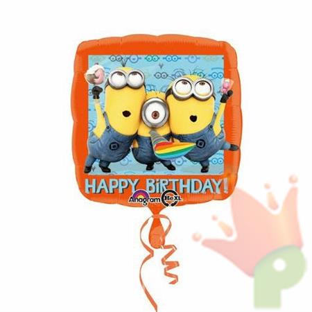Palloncino Mylar MINIONS 17 inch 43 cm