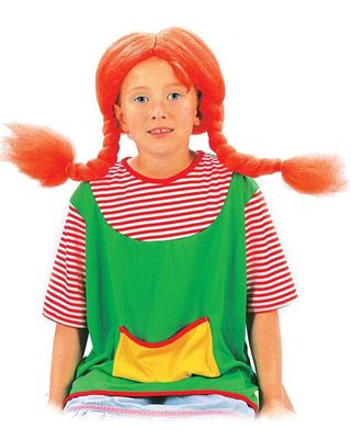 Parrucca Pippi Calze Lunghe