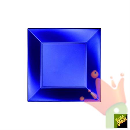 Piatto Dessert 180mmx180mm Nice Blu Perlè 8pz