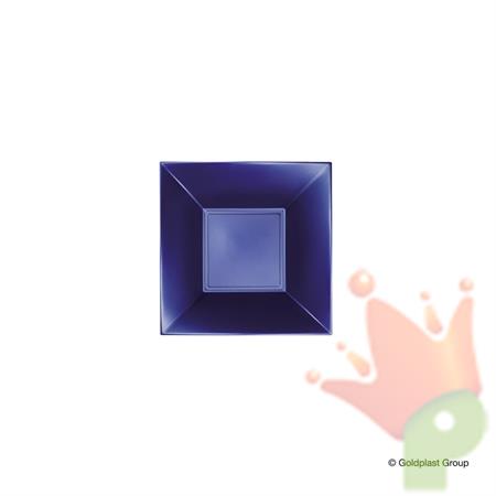 Piatto Fondo 180x180mm Nice Blu Perlè 8pz