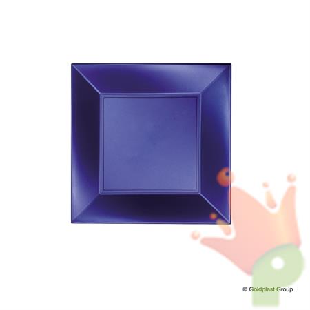 PIATTO GRANDE 29x29CM NICE BLU PERLE' 8PZ