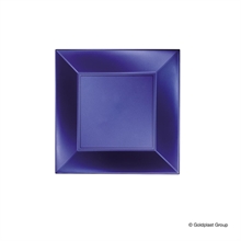 PIATTO GRANDE 29x29CM NICE BLU PERLE' 8PZ