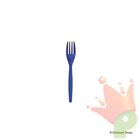 Forchetta Easy Blu Perlè Trasparente 180mm 20pz