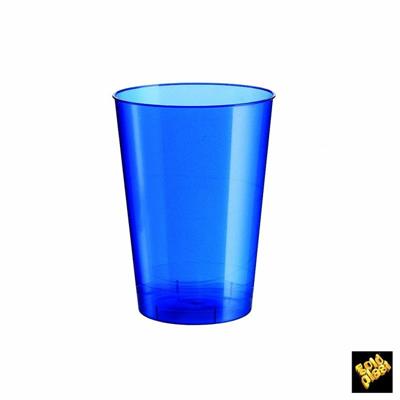 Bicchiere Blu Perlè Trasparente 230cc 10pz