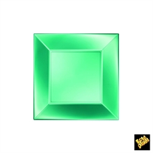 Piatto Dessert 180x180mm Nice Tiffany Perlè 8pz