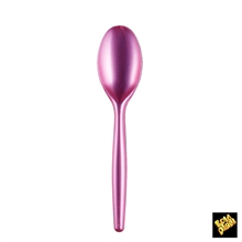 Cucchiaio Easy Pesca Perlè Trasparente 20pz 185mm