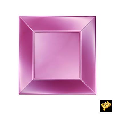 PIATTO PIANO 23X23CM NICE PESCA PERLE' 8PZ