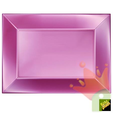 Piatto Rettangolare Pesca Perlè 3pz 345x230mm