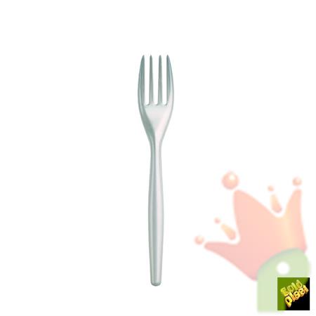 Forchetta Easy 180mm Bianco Perlè Trasparente 20pz