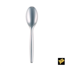 Cucchiaio Easy 185mm Bianco Perlè Trasparente 20pz