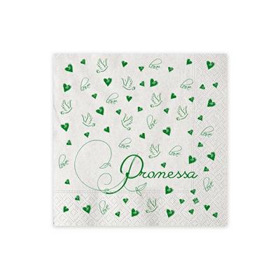 TOVAGLIOLI 25X25 PROMESSA LOVE 20PZ