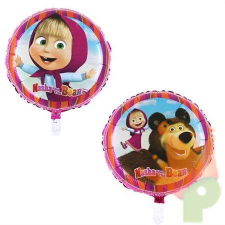 PALLONCINO MYLAR 18INCH MASHA E ORSO