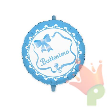PALLONCINO MYLAR 18INCH IL MIO BATTESIMO CELESTE