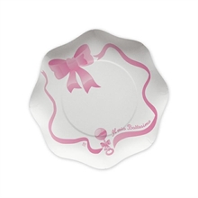 Piatti 18cm Il Mio Battesimo Rosa 10pz