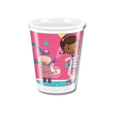 Bicchiere 200cc Dottoressa Peluche 8pz
