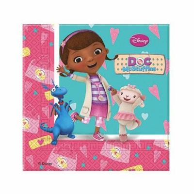 Tovaglioli 33x33 Dottoressa Peluche 20pz