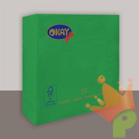TOVAGLIOLI 33X33 2V VERDE SMERALDO 50PZ