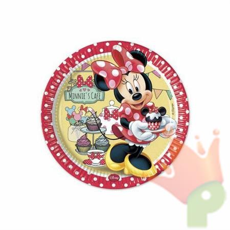 PIATTO 23 CM MINNIE CAFFE 8 PZ