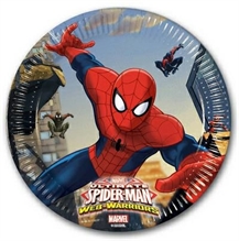 PIATTI 20CM ULTIMATE SPIDERMAN WEB 8PZ