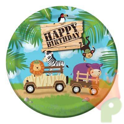 Piatto 23cm Safari Adventure 8pz