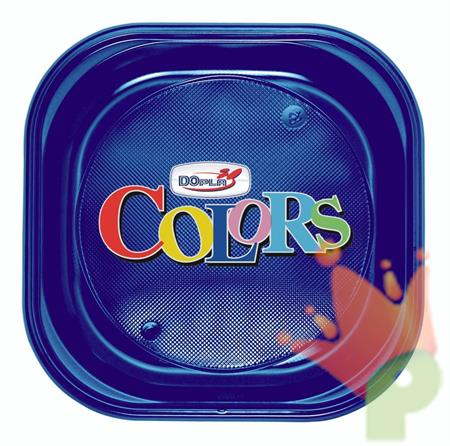 PIATTI QUADRATI 20X20CM BLU 30PZ