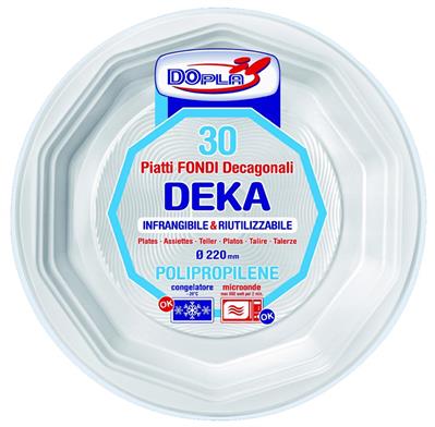 PIATTI PIANI D. 220MM DEKA 30PZ