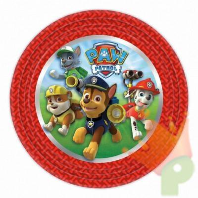 PIATTO 18CM PAW PATROL 8PZ