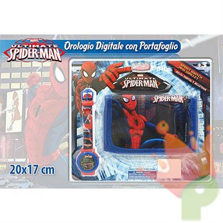 SET PORTAFOGLI + OROLOGIO SPIDERMAN MV10046