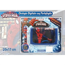 SET PORTAFOGLI + OROLOGIO SPIDERMAN MV10046