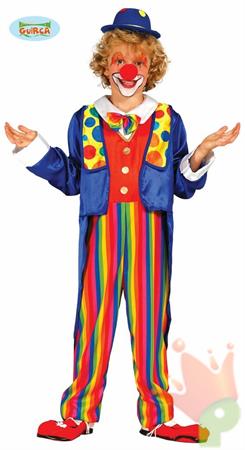 COSTUME PAGLIACCIO BAMBINO 5-6 ANNI