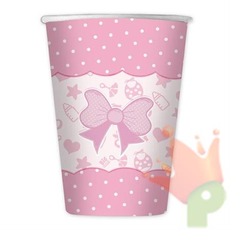 BICCHIERI 200CC BABY GIRL 8PZ