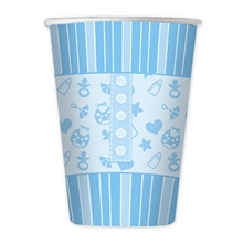 BICCHIERI 200CC BABY BOY 8PZ