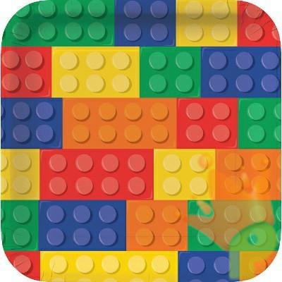 PIATTI 23CM BLOCK PARTY 8PZ