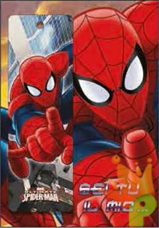 BIGLIETTO AUGURI SPIDERMAN CON SEGNALIBRO AV04