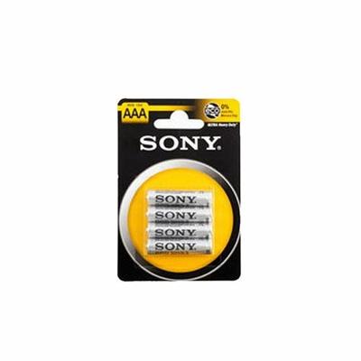 BATTERIE SONY PILE MINISTILO ZINCO CARBONE 1,5V 4PZ
