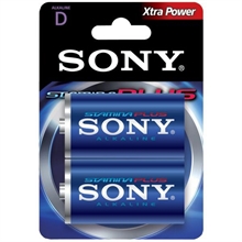 BATTERIE PILA SONY TORCIA 1,5v 2PZ STAMINA PLUS ALKALINE
