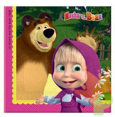 TOVAGLIOLI 33X33 2V MASHA E ORSO 20PZ