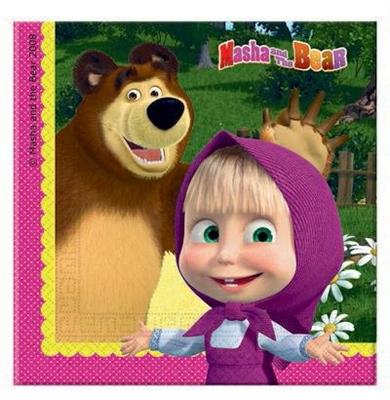 TOVAGLIOLI 33X33 2V MASHA E ORSO 20PZ