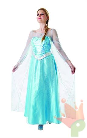COSTUME FROZEN ELSA DELUXE DISNEY ADULTA TAGLIA  M