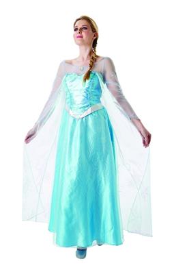 COSTUME FROZEN ELSA DELUXE DISNEY ADULTA TAGLIA  M