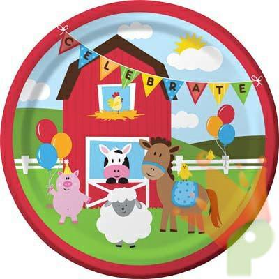 PIATTI 23CM FARMHOUSE FUN 8PZ