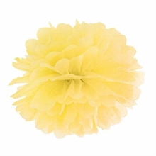 POMPOM CARTA GIALLO 35CM