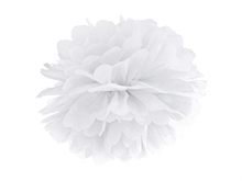 POMPOM CARTA BIANCO 35CM