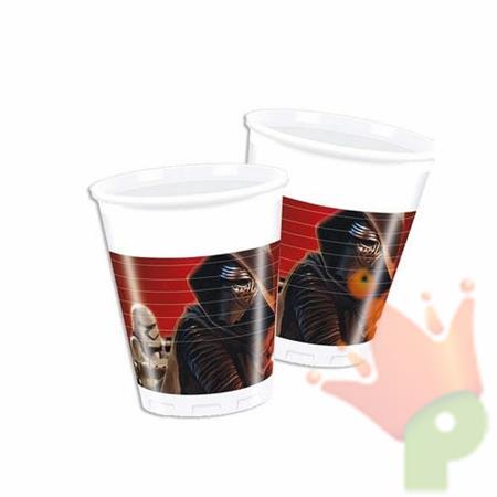 BICCHIERI PLASTICA 220 CC STAR WARS 8 PZ